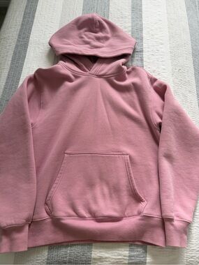 Aritzia Men's Dusty Pink Crewneck Hoodie
